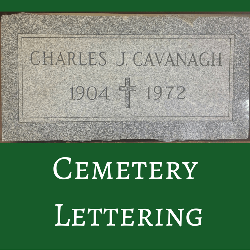Cemetery Lettering